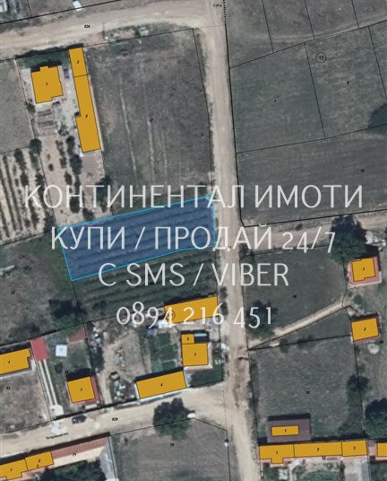 Парцел 860м2 – ток, вода в Красново – код 24192